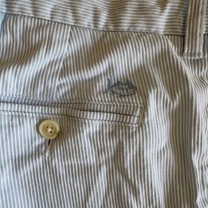 Southern Tide Light Blue Striped Shorts